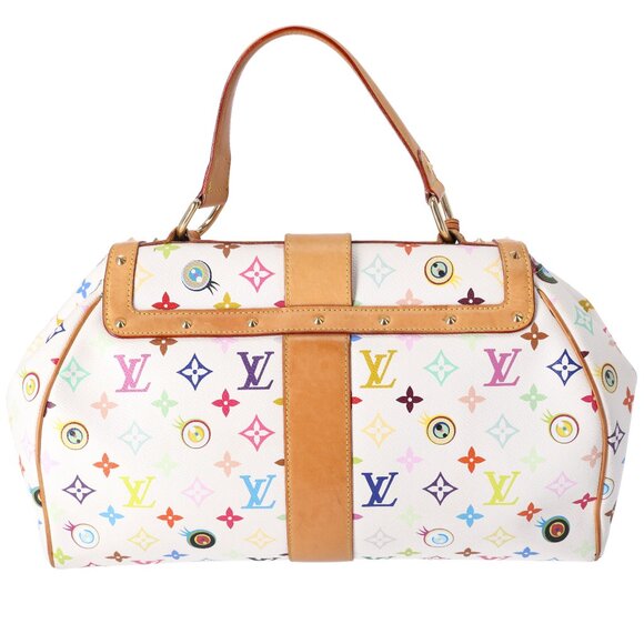 Louis Vuitton x Murakami Sac Retro GM Eye Love Monogram Handbag M92053 Blanc - Picture 3 of 10
